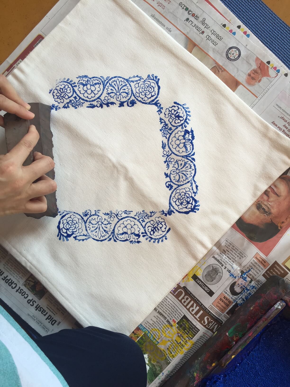 About Amoha Prints | Block printing workshops in Bangalore | Block printing in Bangalore